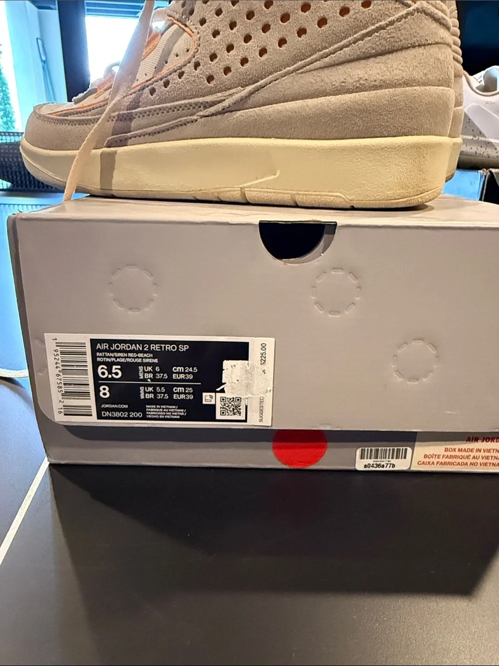 Union LA x Air Jordan 2 Retro SP ‘Rattan’